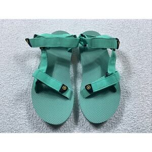 Atika Outdoor Women's Adjustable Teal Nylon Ankle Strap Sandals Size 8 New